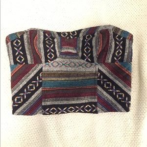 Tribal Crop top bustier